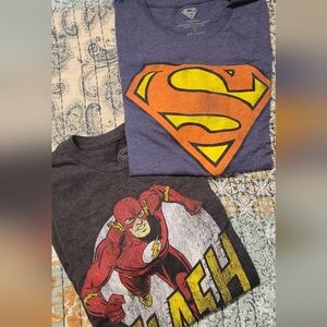 Superhero T-Shirts - Adult L & XL